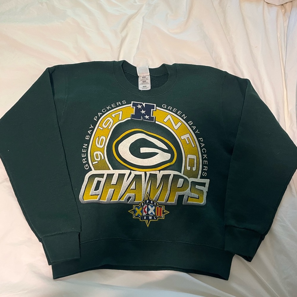 Vintage 90’s Super Bowl champion Green Bay Packers Crewneck Sweatshirt.